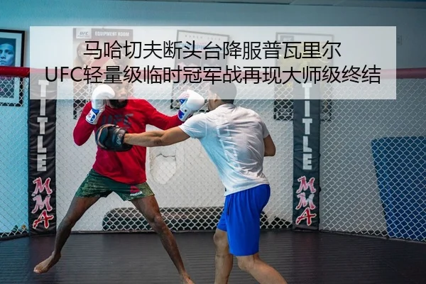 马哈切夫断头台降服普瓦里尔 UFC轻量级临时冠军战再现大师级终结